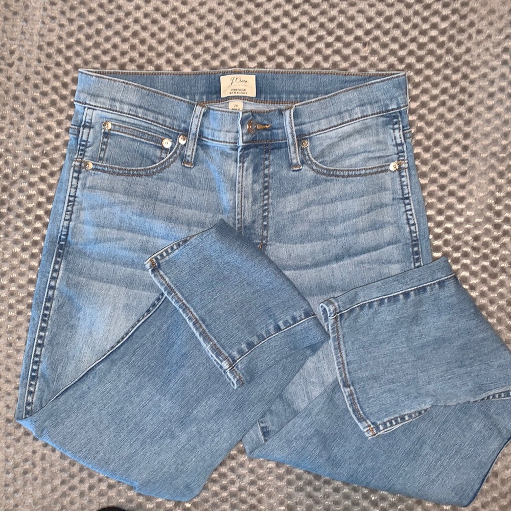 J. Crew Light Blue Cropped Ankle Jeans